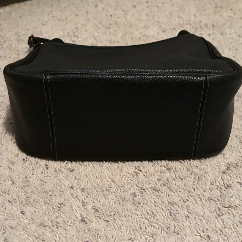 Coach Cary Black Leather Shoulder Bag - Picture 5 of 11